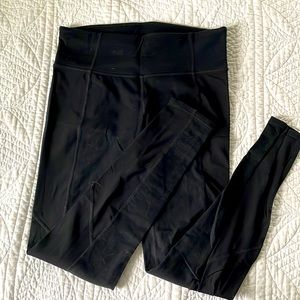 Athleta high rise mesh side panel leggings